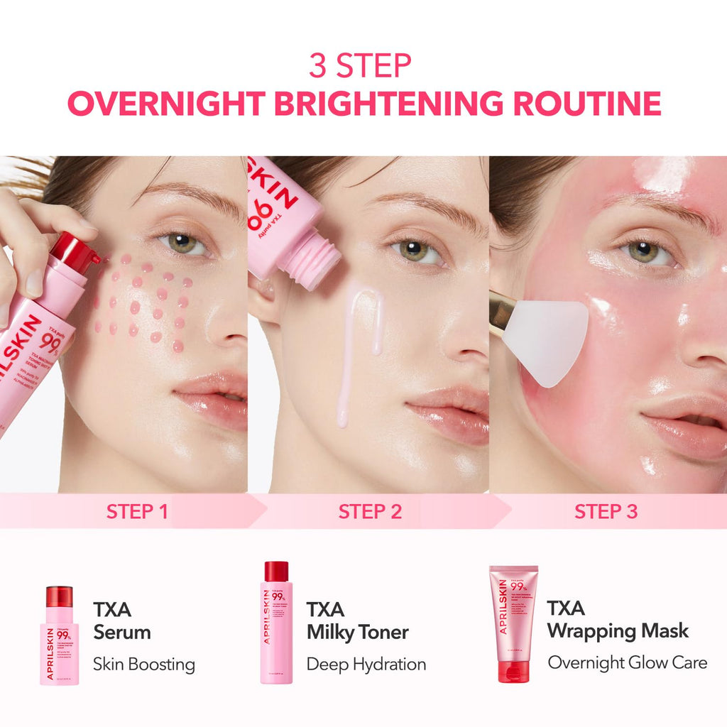 APRILSKIN TXA Niacinamide 99 Overnight Wrapping Mask | 8-Hour Toning, Firming & Pore Care
