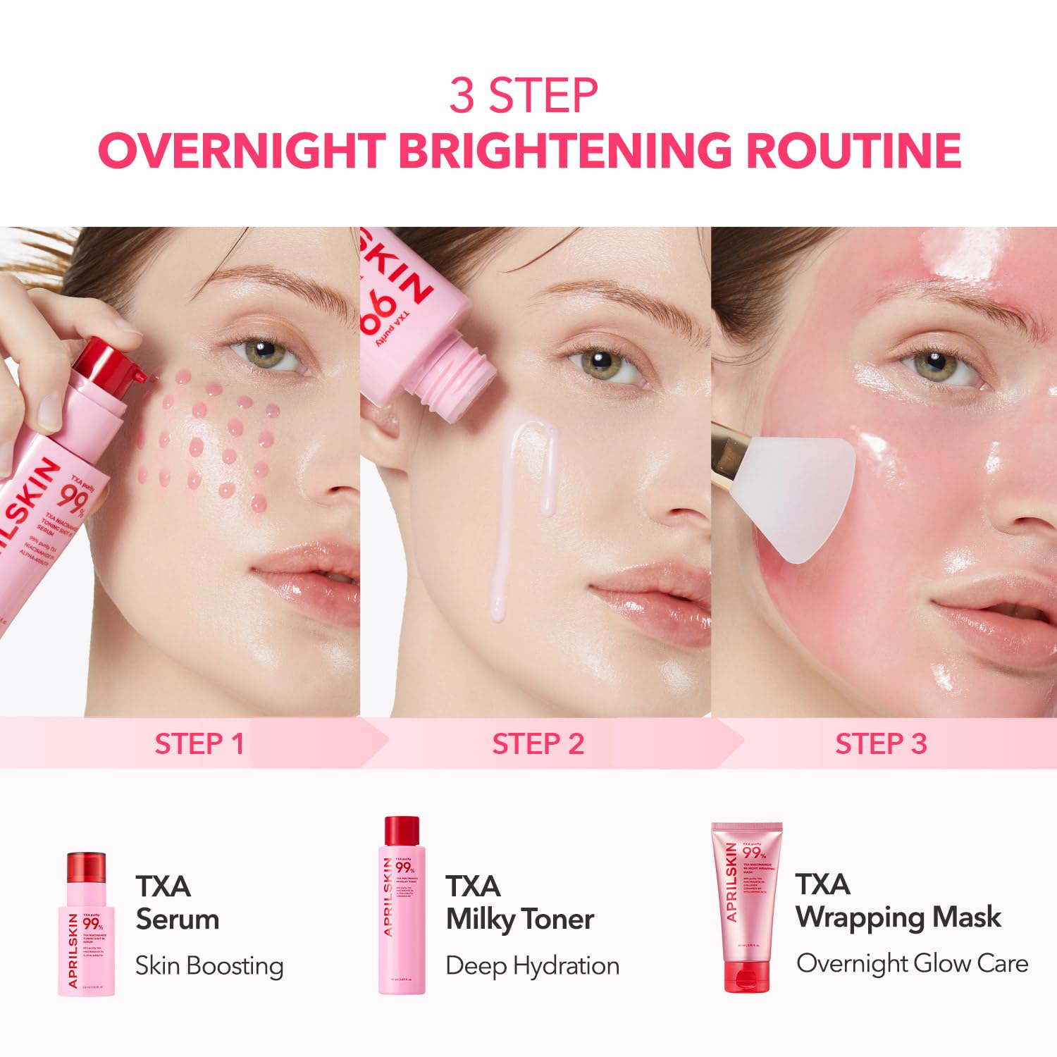 APRILSKIN TXA Niacinamide 99 Overnight Wrapping Mask | 8-Hour Toning, Firming & Pore Care