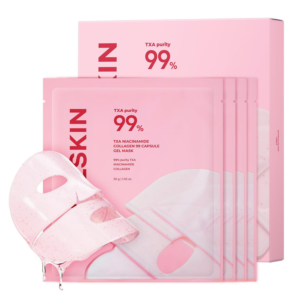 APRILSKIN TXA Pink Capsule Gel Mask | Overnight Glow with 99% TXA for Uneven Tone, Hydration & Radiance