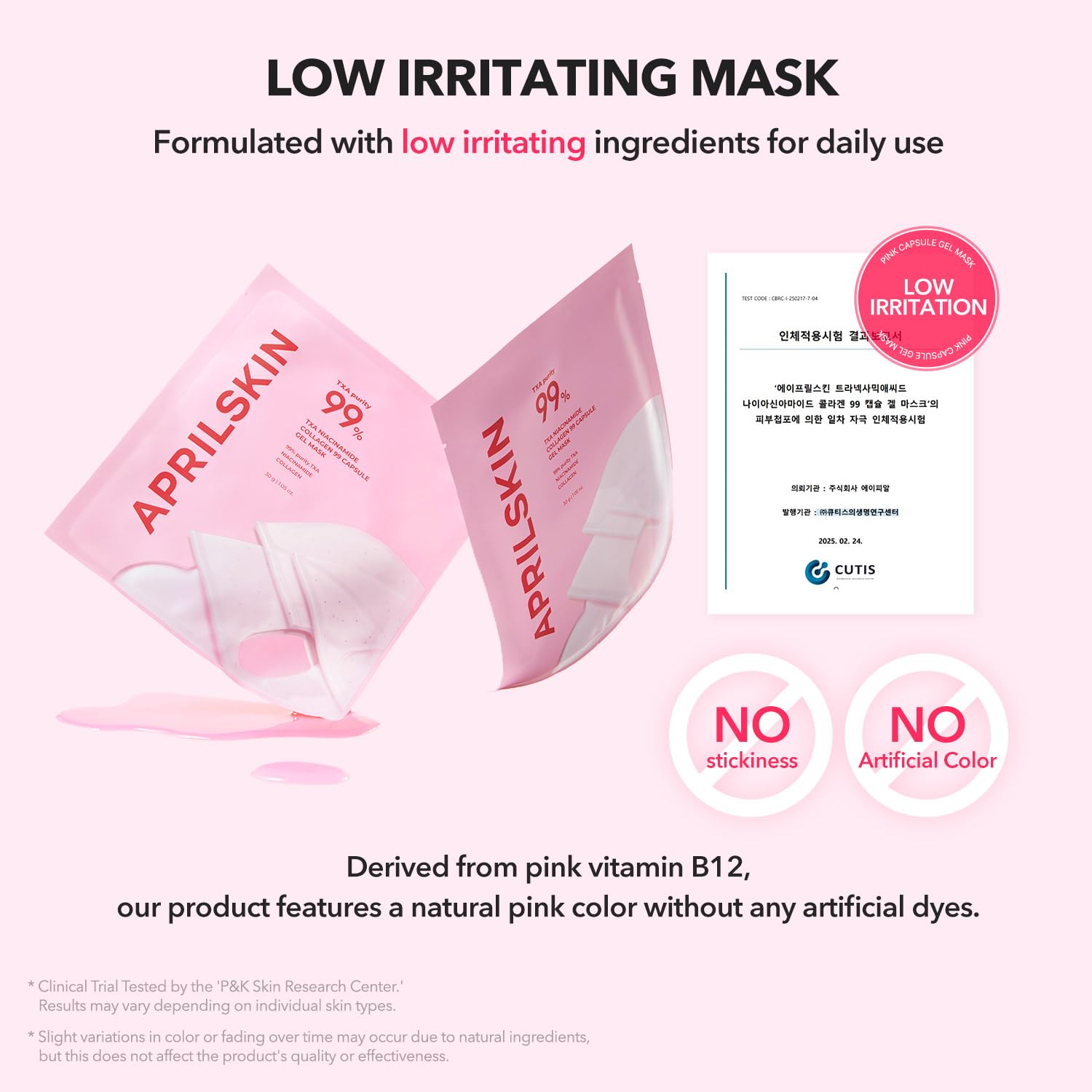 APRILSKIN TXA Pink Capsule Gel Mask | Overnight Glow with 99% TXA for Uneven Tone, Hydration & Radiance