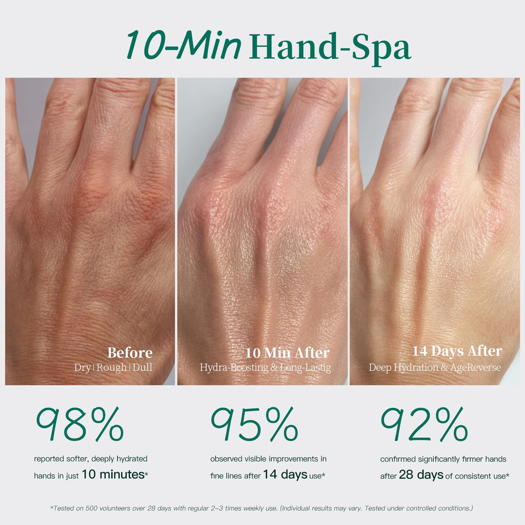 APUREE Anti Aging Hand Mask Gloves – 10-Minute Repair & Extra Moisture (5x30g)