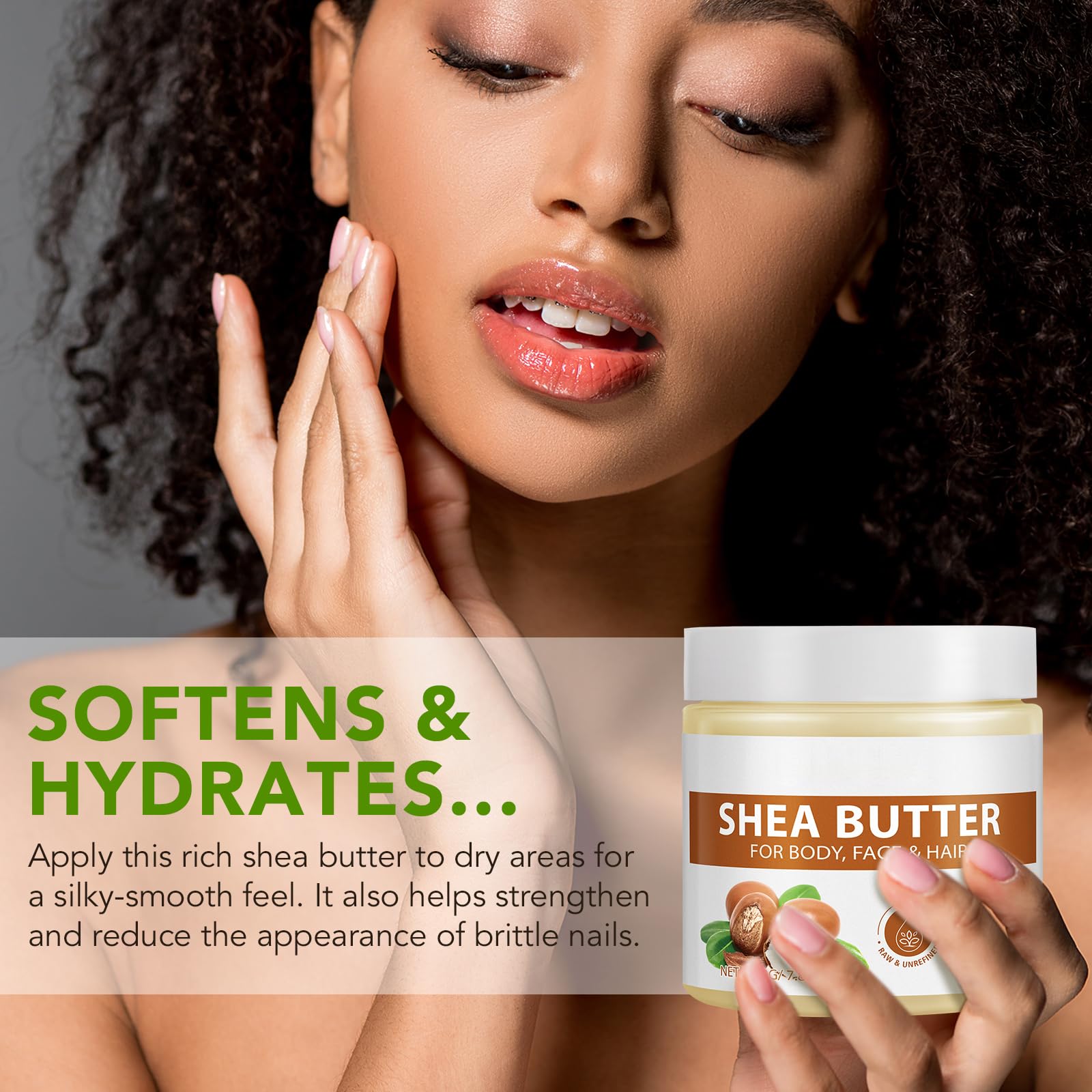 APUUFYQC Shea Butter Hand Cream – Raw Organic, Unrefined, Ultra Hydration (7.8 oz)