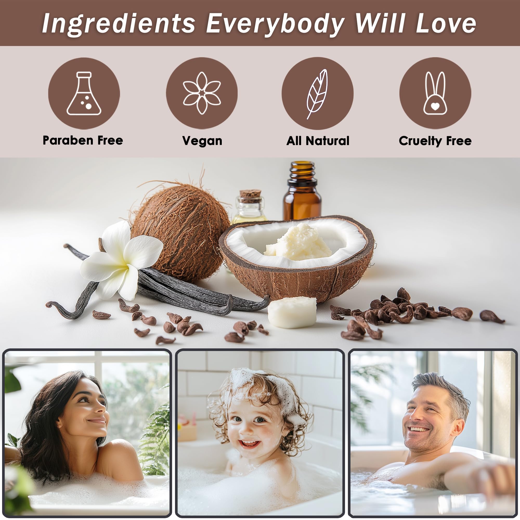Aqua Elegante Spa Baskets for Women – Luxury Coconut & Vanilla Bath Set Gift Pack