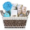 Aqua Elegante Spa Baskets for Women – Jasmine & Lavender Luxury Bath Set