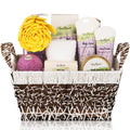 Aqua Elegante Spa Baskets for Women – Luxury Lavender & Tea Tree Bath Set