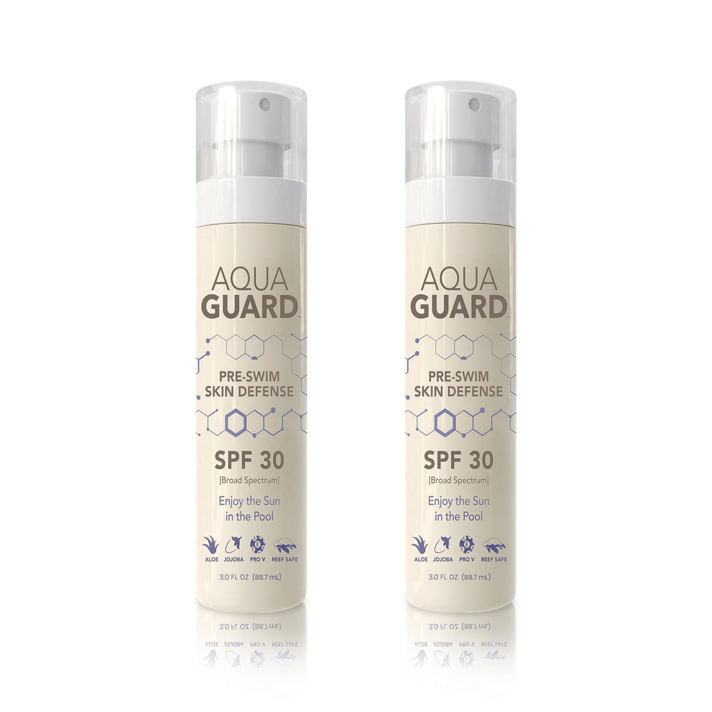 AQUA GUARD Beauty Pre-Swim Skin Defense | SPF30 Hydration | 2-Pack | Made in California