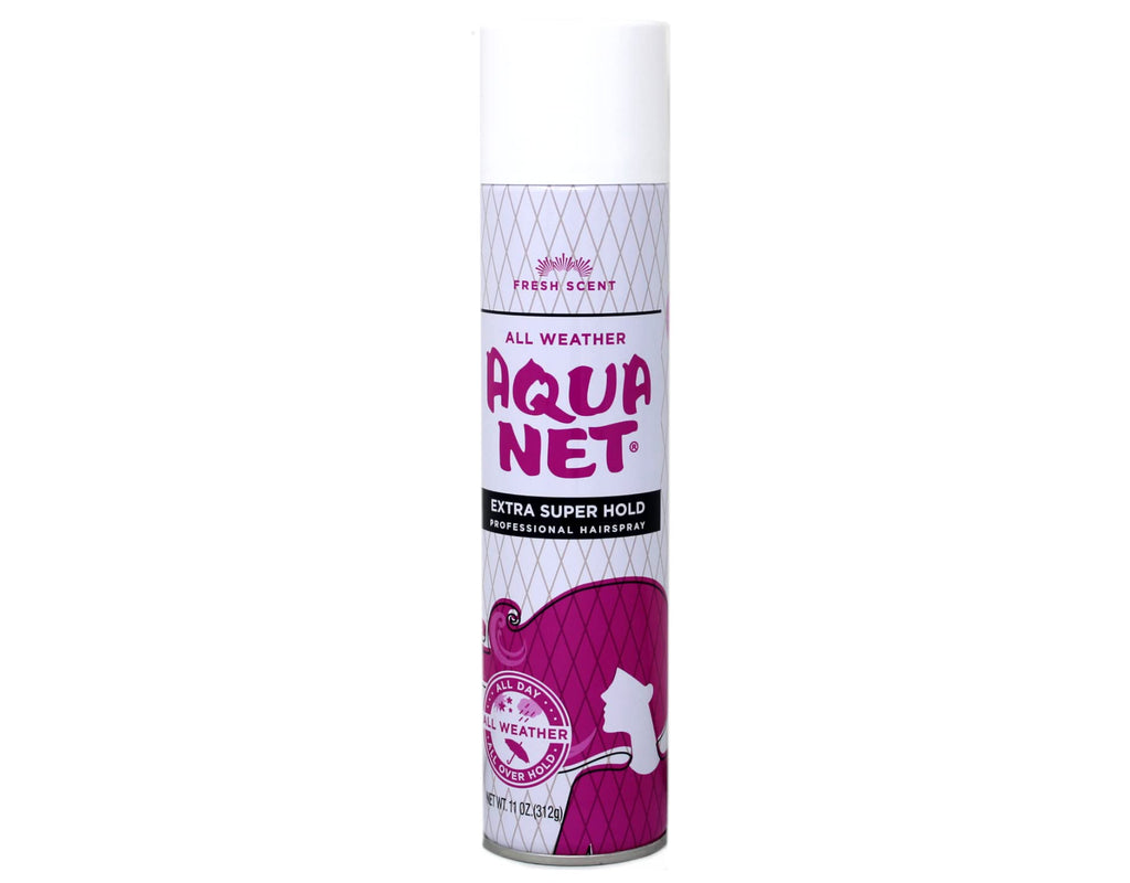 Aqua Net Professional Extra Super Hold Hair Spray 11 oz – Fresh Scent (Pack of 6)