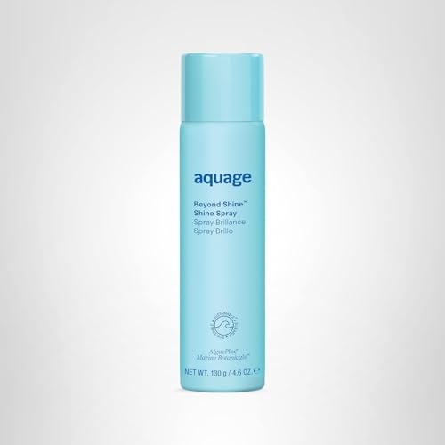 Aquage Beyond Shine: Fine-Mist Silkening & Glossing Spray – Shine, Smoothness & Thermal Protection (4.6 oz)