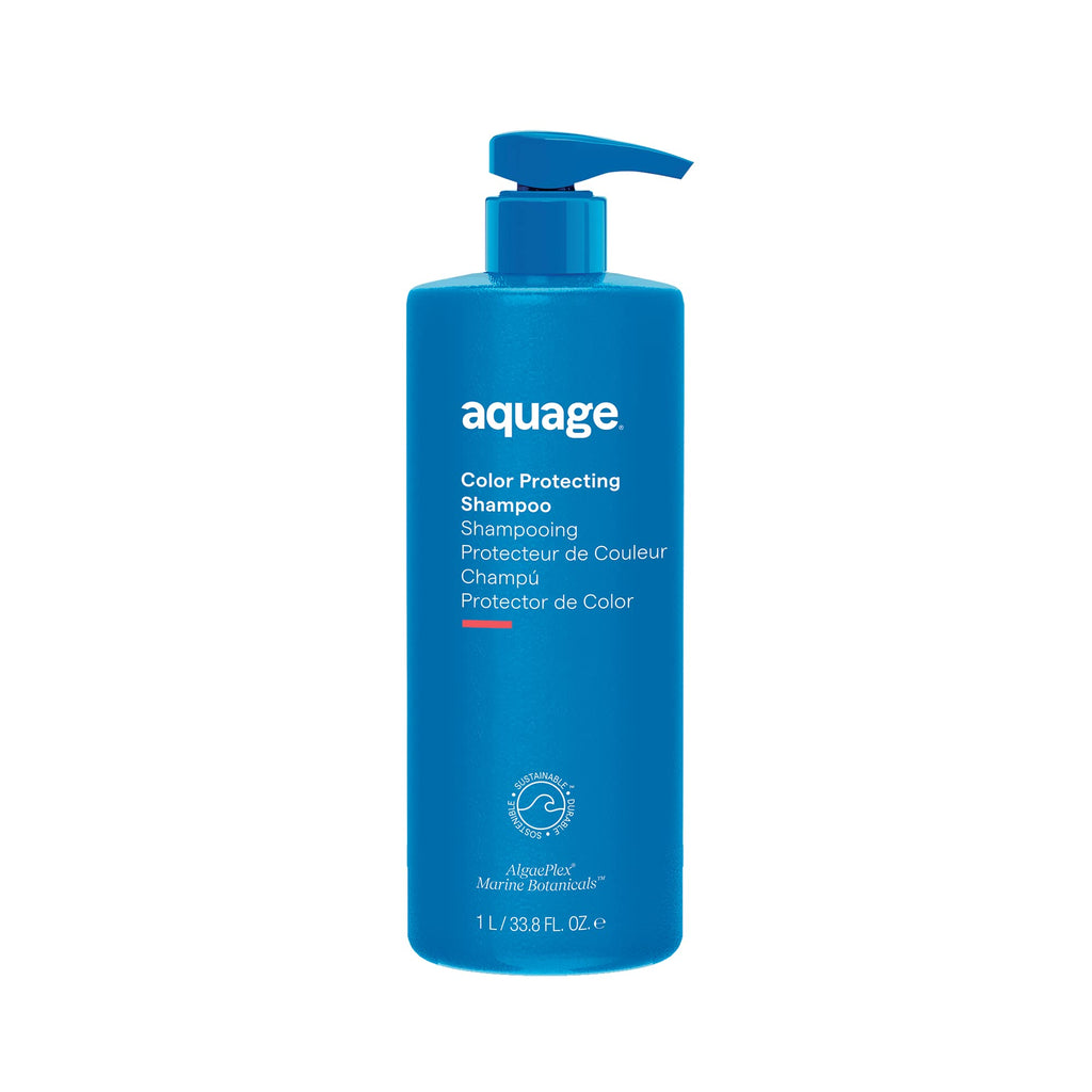 AQUAGE Color Protecting Shampoo - Nourishing Marine Botanicals Seal In Color (33.8 oz)
