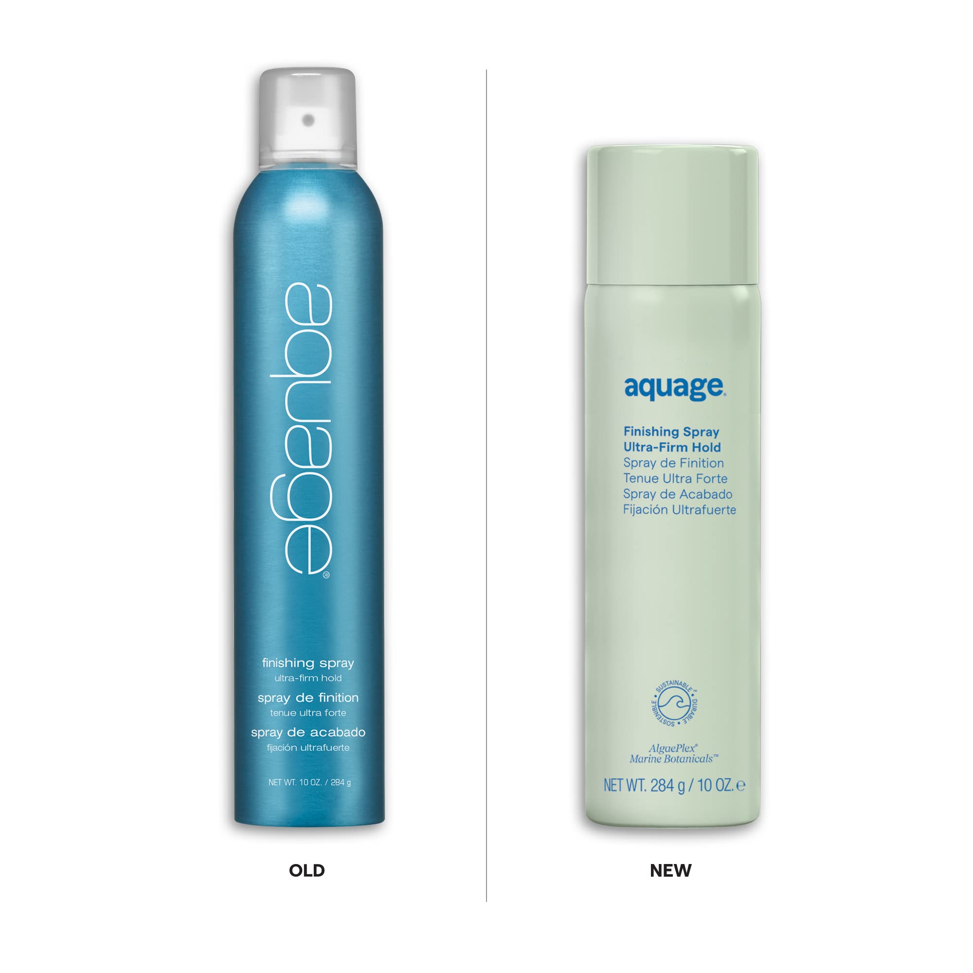 AQUAGE Finishing Spray – Firm Hold Hairspray, Humidity-Resistant, High Shine, 10 oz