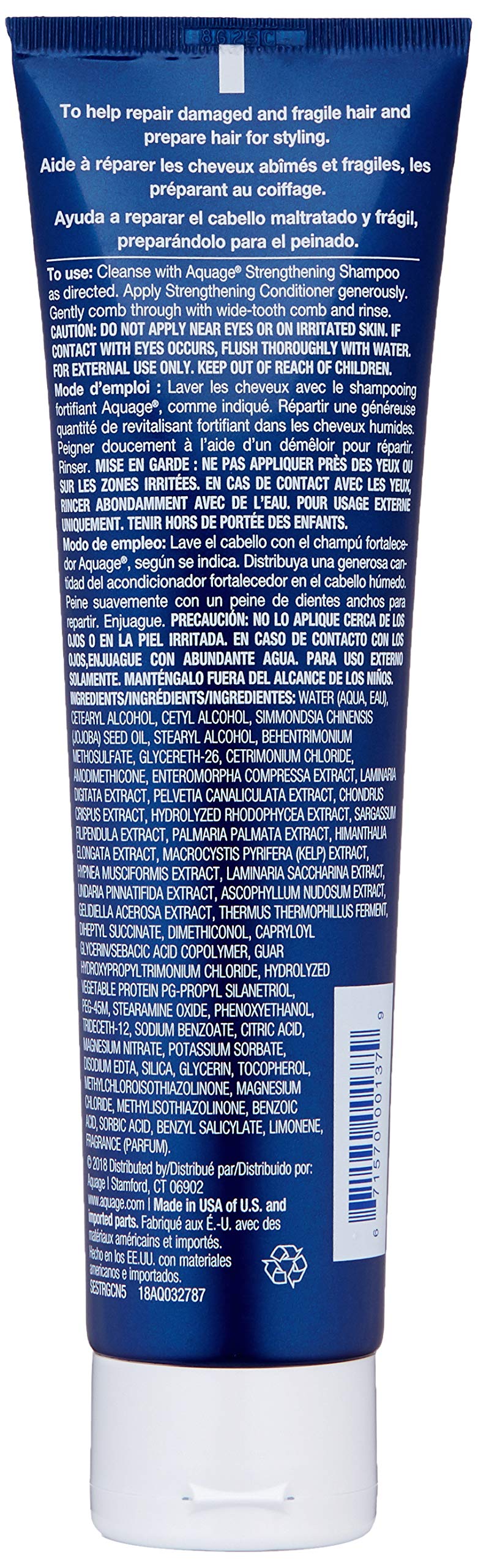AQUAGE SeaExtend Strengthening Conditioner – Color-Safe, Heat-Protective, 5 fl oz