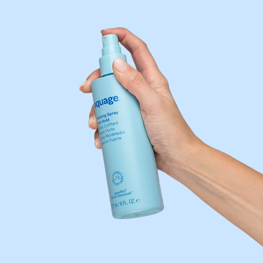 Aquage Working Spray – Firm Hold Non-Aerosol Hairspray, Workable Dry-Down, 8 oz