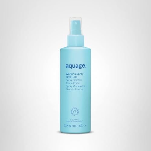 Aquage Working Spray – Firm Hold Non-Aerosol Hairspray, Workable Dry-Down, 8 oz
