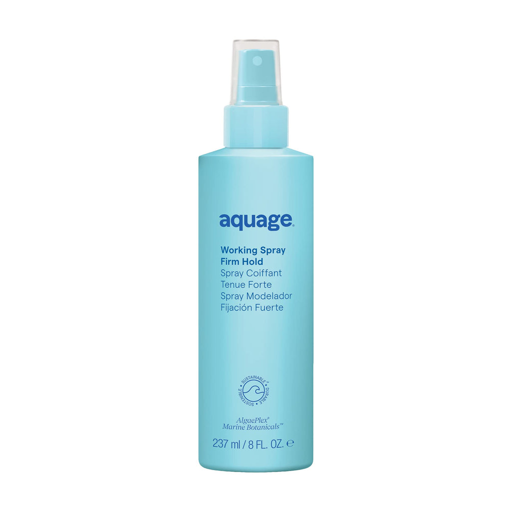 Aquage Working Spray – Firm Hold Non-Aerosol Hairspray, Workable Dry-Down, 8 oz