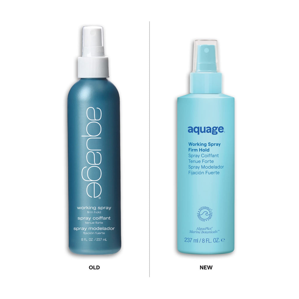 Aquage Working Spray – Firm Hold Non-Aerosol Hairspray, Workable Dry-Down, 8 oz