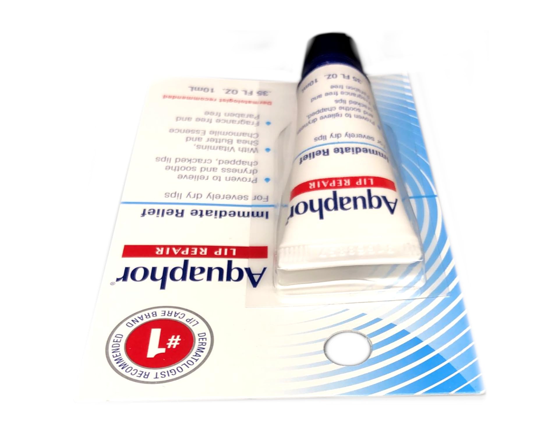 Aquaphor Lip Repair Ointment - Long-Lasting Moisture for Dry Lips | 4-Pack