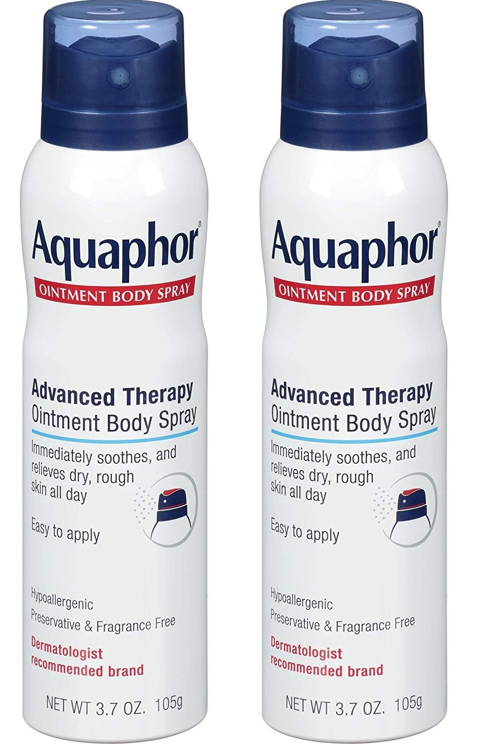 Aquaphor Ointment Body Spray – 2-Pack, 3.7 oz Each – Hydrates Dry Skin