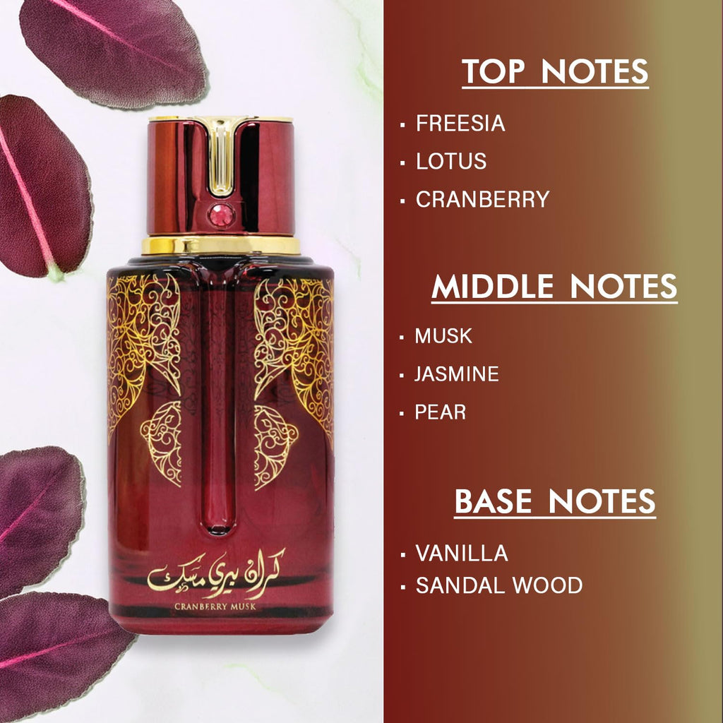 ARABIYAT Prestige Cranberry EDP – Unisex Fragrance, 3.4 fl oz