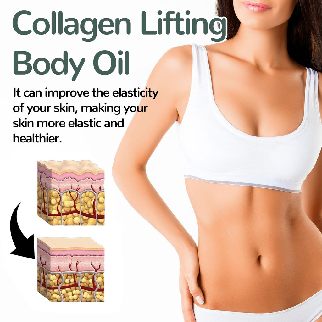 ARANYA Collagen Lifting Body Oil — Hydrating Silk Texture for Neck, Chest, Arms, and Thighs | 3.38 fl oz