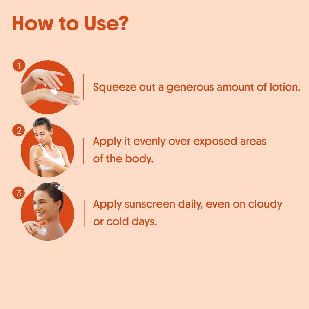 Aravi Organic Oil-Free Sunscreen Body Lotion SPF 50 PA++++ | Lightweight, Invisible Finish | 200ml