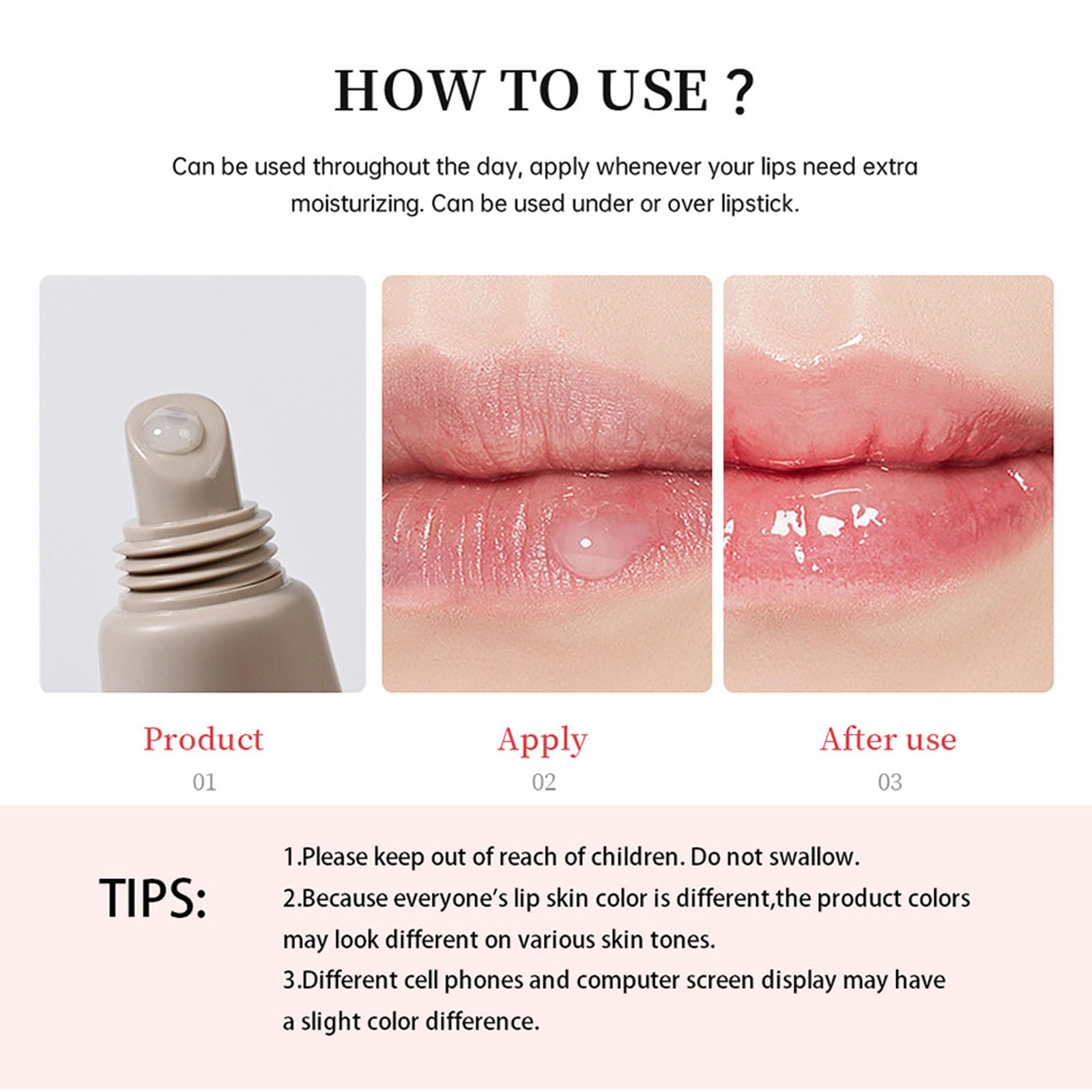 ARCHIDATE Summer Special Lip Butter Balm – 4-Piece Hydrating Lip Set with Shea & Avocado