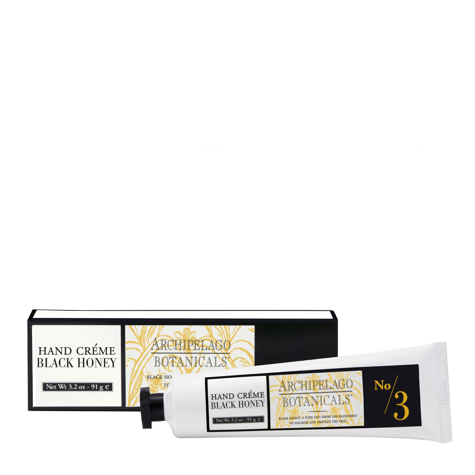 Archipelago Botanicals Black Honey Hand Crème – Rich, Lightweight Hand Lotion (3.2 oz)
