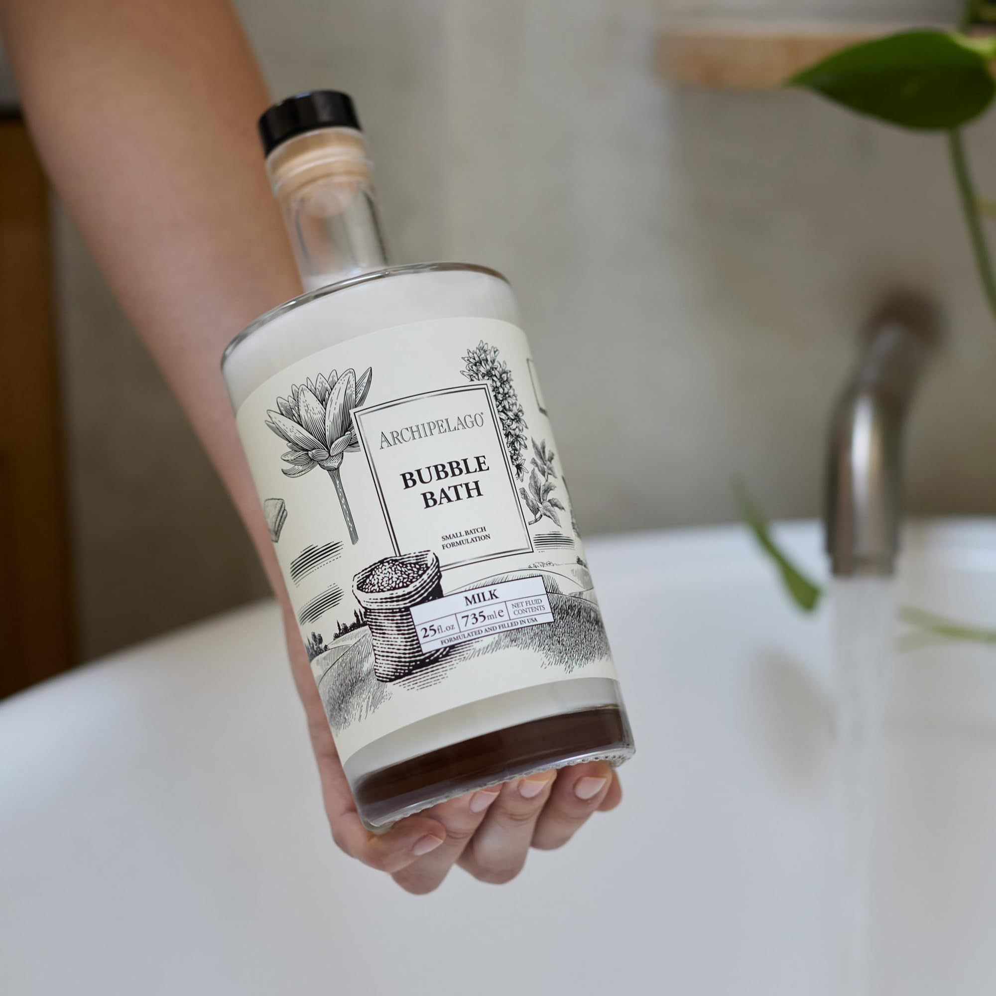 Archipelago Botanicals Luxury Milk Bubble Bath – Hydrating, Gentle & Paraben-Free