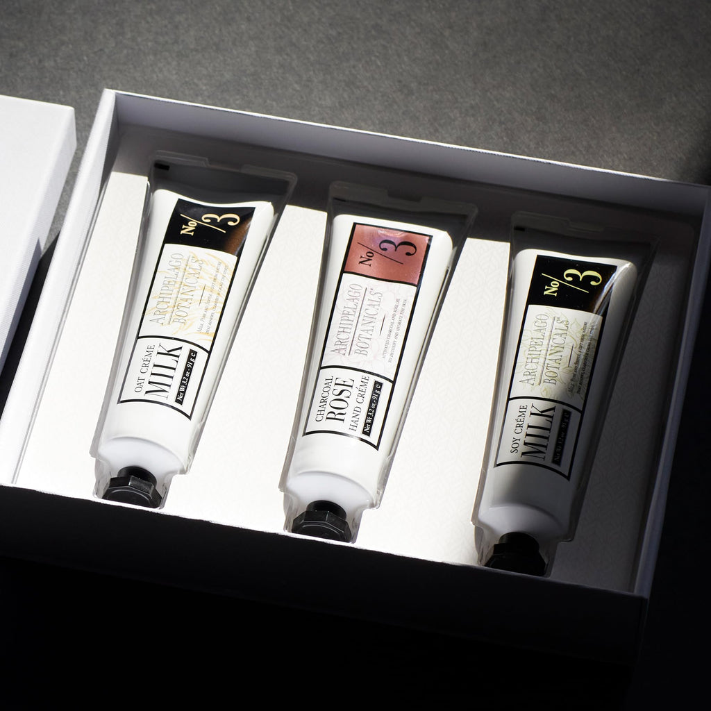 Archipelago Botanicals Hand Crème Gift Set Trio – Rich & Lightly Scented