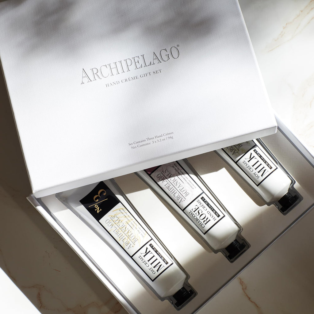 Archipelago Botanicals Hand Crème Gift Set Trio – Rich & Lightly Scented