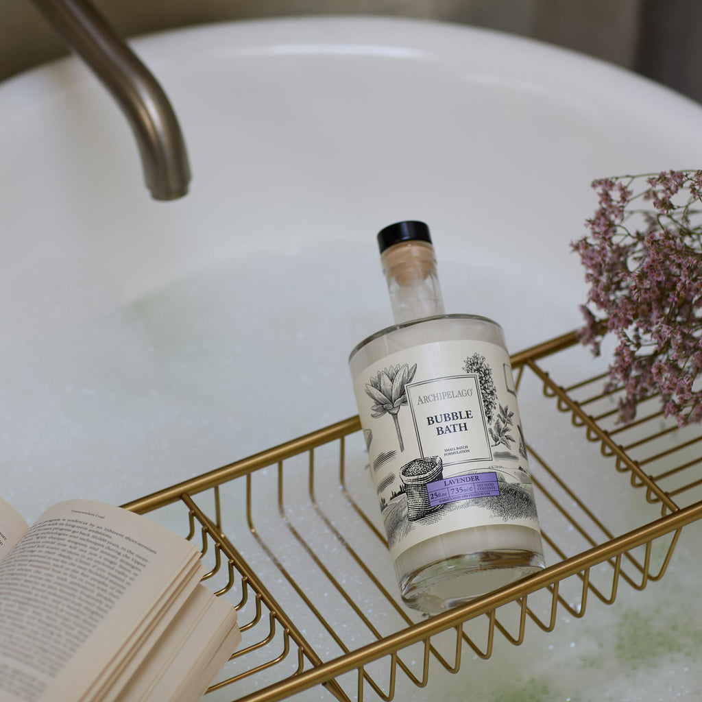 Archipelago Botanicals Luxury Lavender Bubble Bath – Hydrating & Soothing, 25 oz