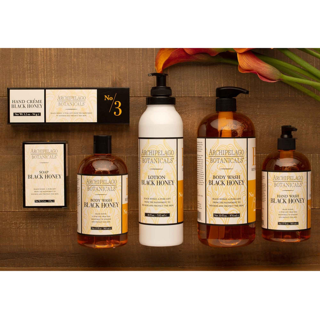 Archipelago Botanicals Black Honey Hand Crème – Rich, Lightweight Hand Lotion (3.2 oz)