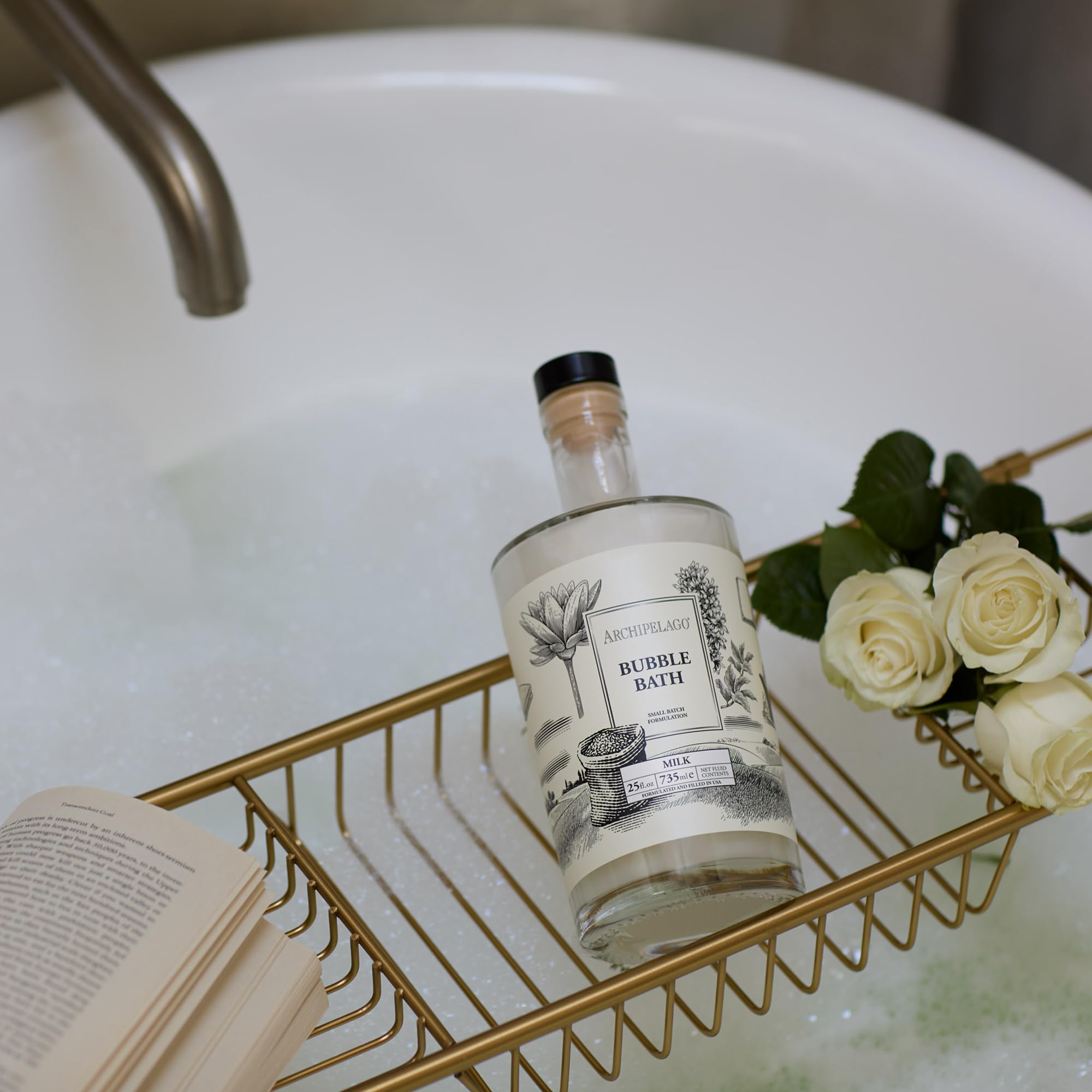 Archipelago Botanicals Luxury Milk Bubble Bath – Hydrating, Gentle & Paraben-Free