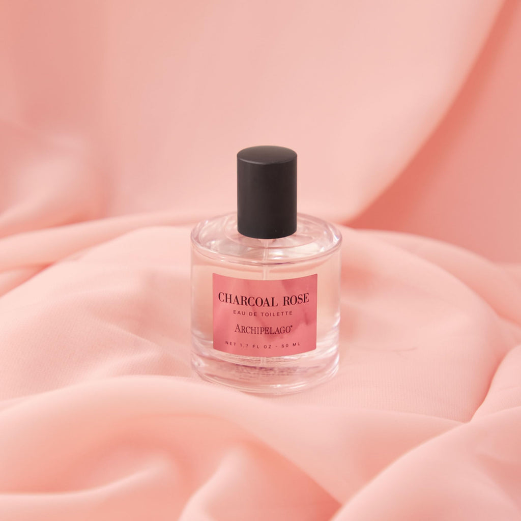 Archipelago Botanicals Charcoal Rose Eau de Toilette for Women – Travel Size, Long-Lasting Floral Fragrance