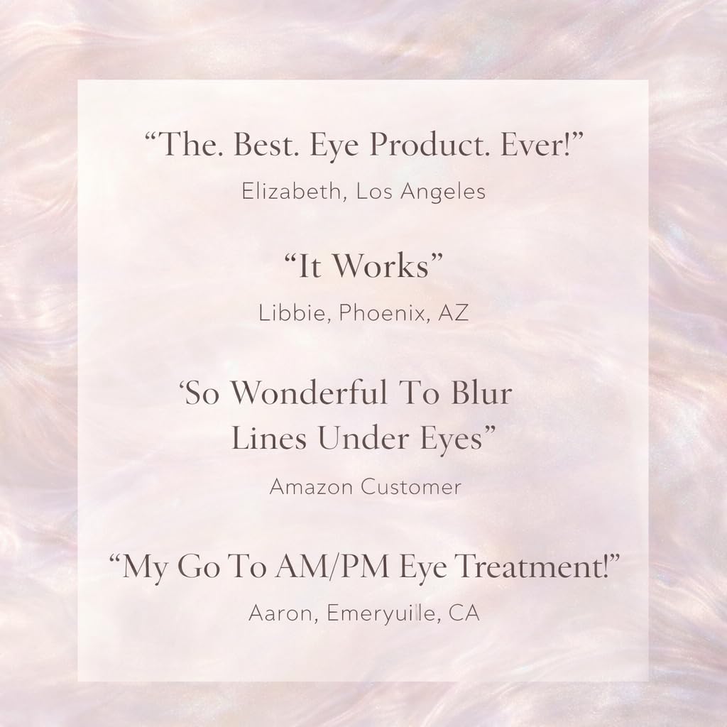 ARCONA Eye Dew Plus Under Eye Serum – Liquid Crystal Texture for Firming, Brightening & Puffiness Reduction – 0.4 oz