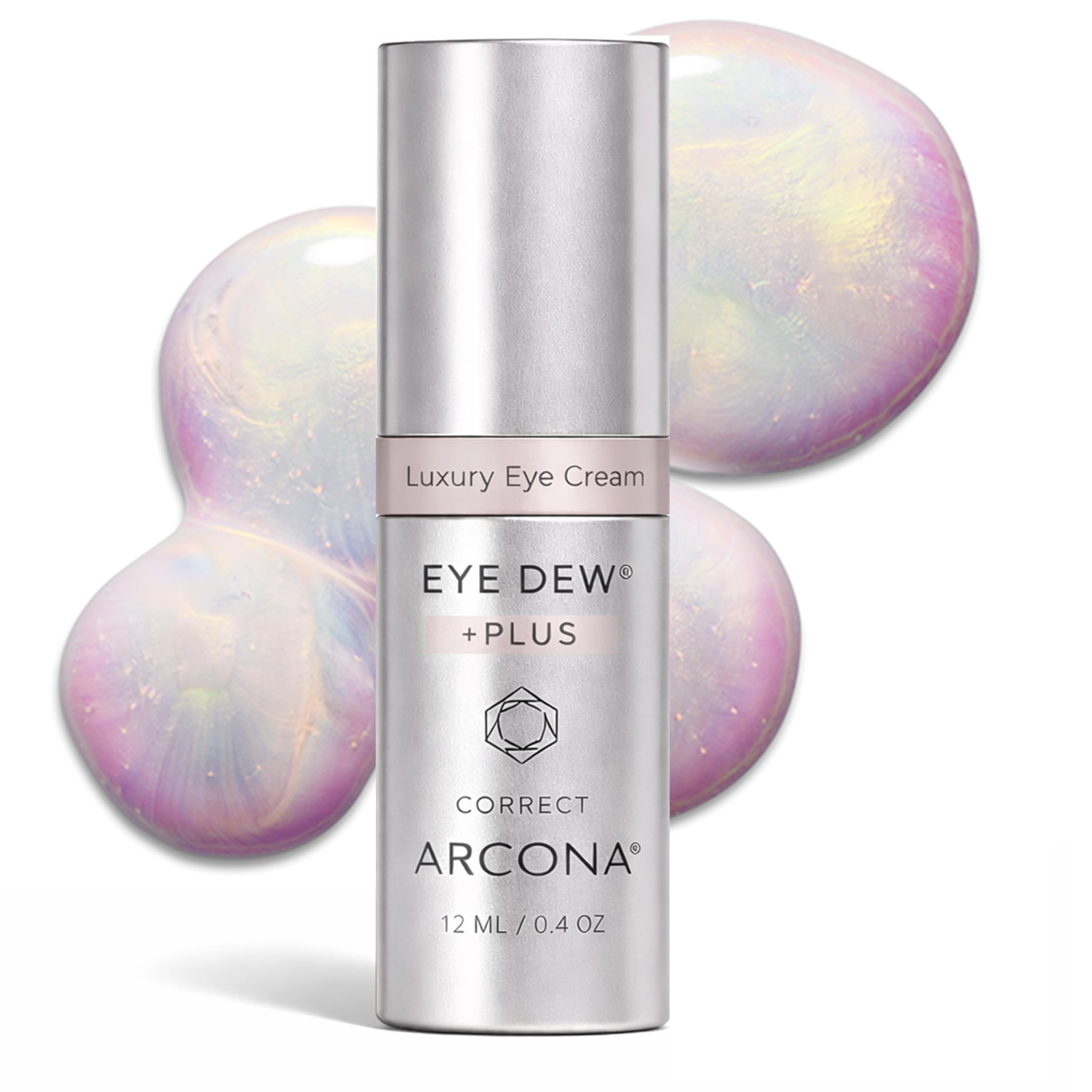 ARCONA Eye Dew Plus Under Eye Serum – Liquid Crystal Texture for Firming, Brightening & Puffiness Reduction – 0.4 oz