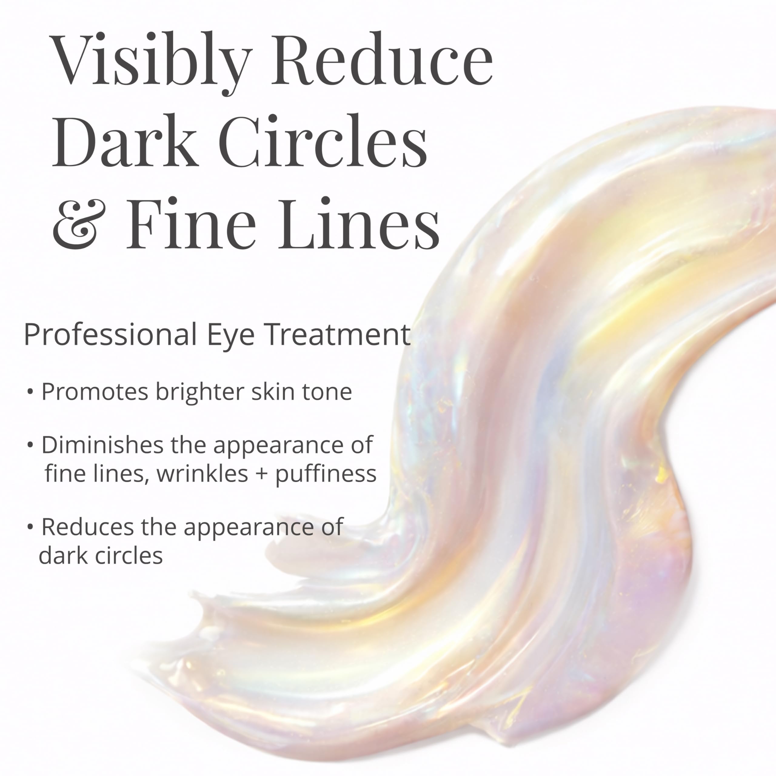 ARCONA Eye Dew Plus Under Eye Serum – Liquid Crystal Texture for Firming, Brightening & Puffiness Reduction – 0.4 oz