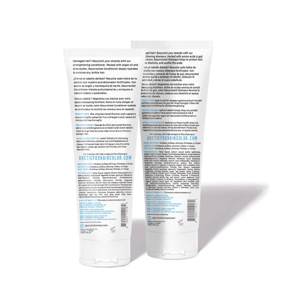 ARCTIC FOX Resurrected Strengthening Color-Safe Shampoo & Conditioner