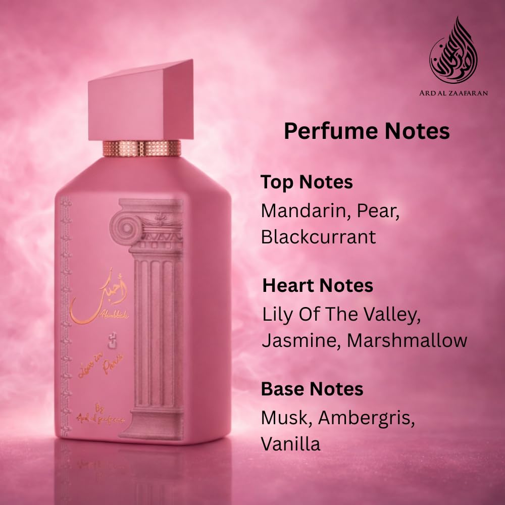 Ard Al Zaafaran Ahubbak Love in Paris Eau de Parfum Spray – Unisex 3.4 oz