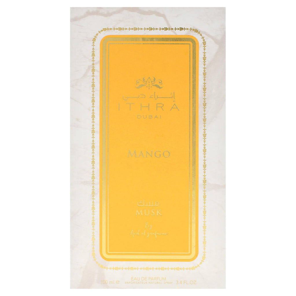 Ithra Dubai Musk Mango by Ard Al Zaafaran Perfumes – Unisex 3.4 oz EDP Spray