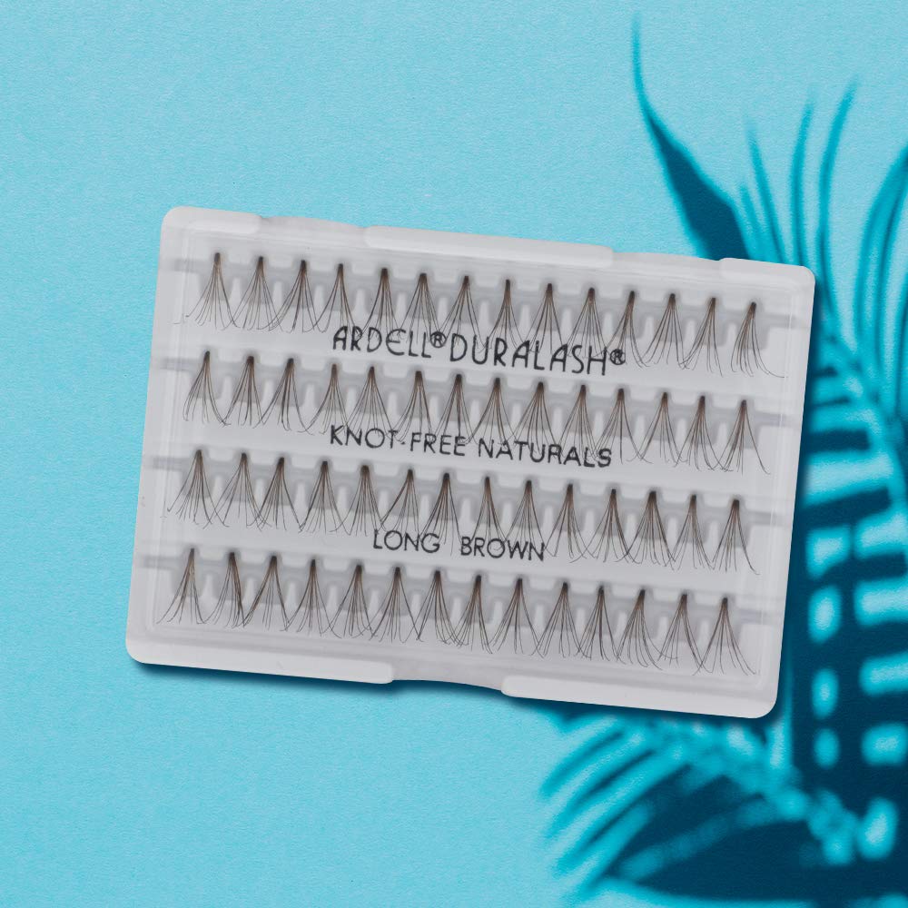 Ardell Individual False Eyelashes - Long Brown, Natural Look | 4-Pack DIY Lashes