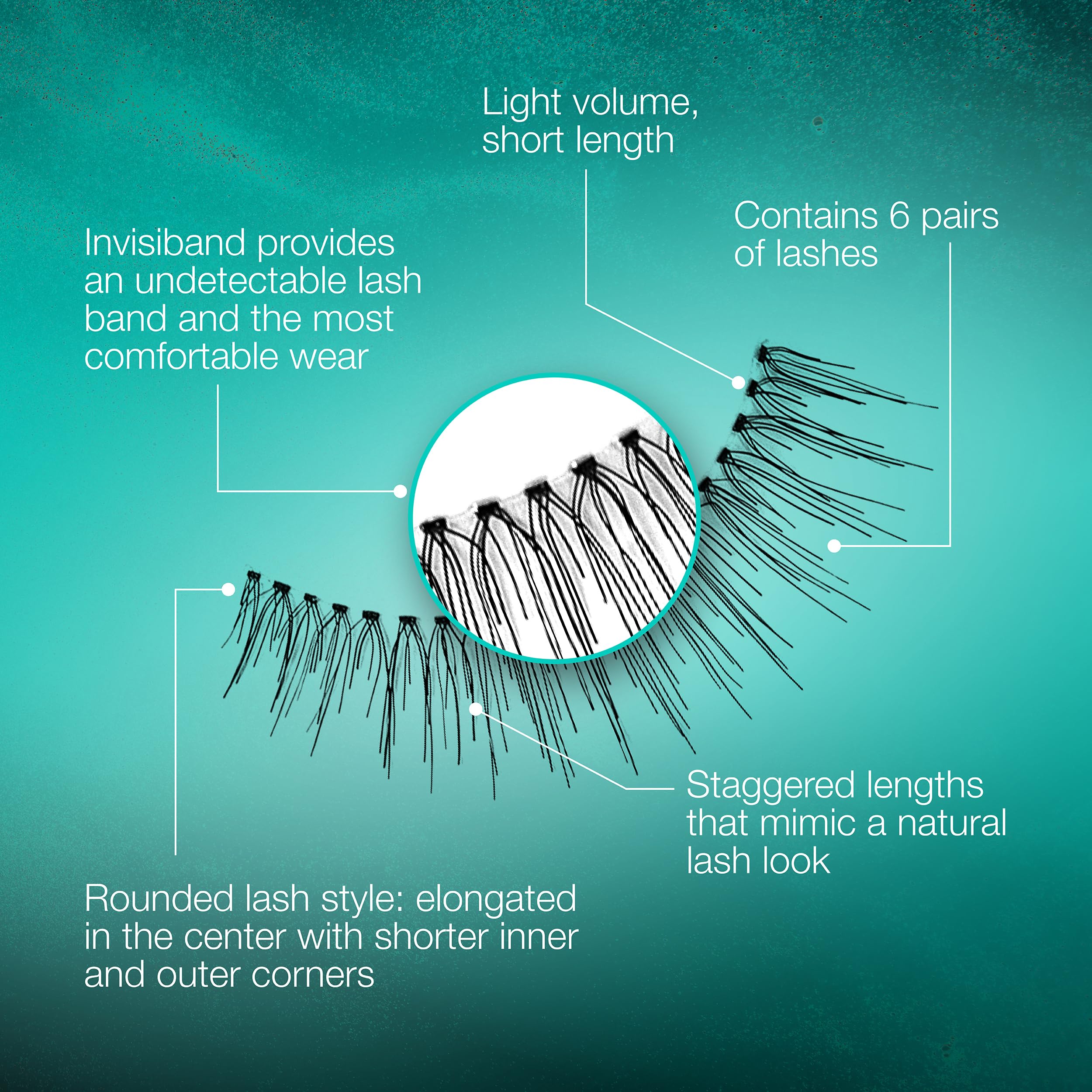 Ardell False Eyelashes 110 – Lightweight, Reusable Strip Lashes | 5 Pairs + Bonus Pair