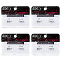 Ardell Accent 318 Half Lashes – Short Wispy Cat Eye, 4 Pack