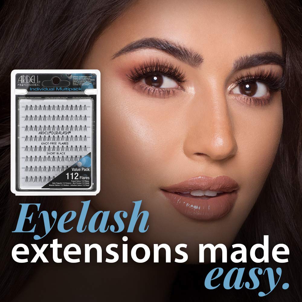Ardell Knot-Free False Eyelashes Multipack – DIY Cluster Lashes, Customizable Lash Extensions, 2 Pack
