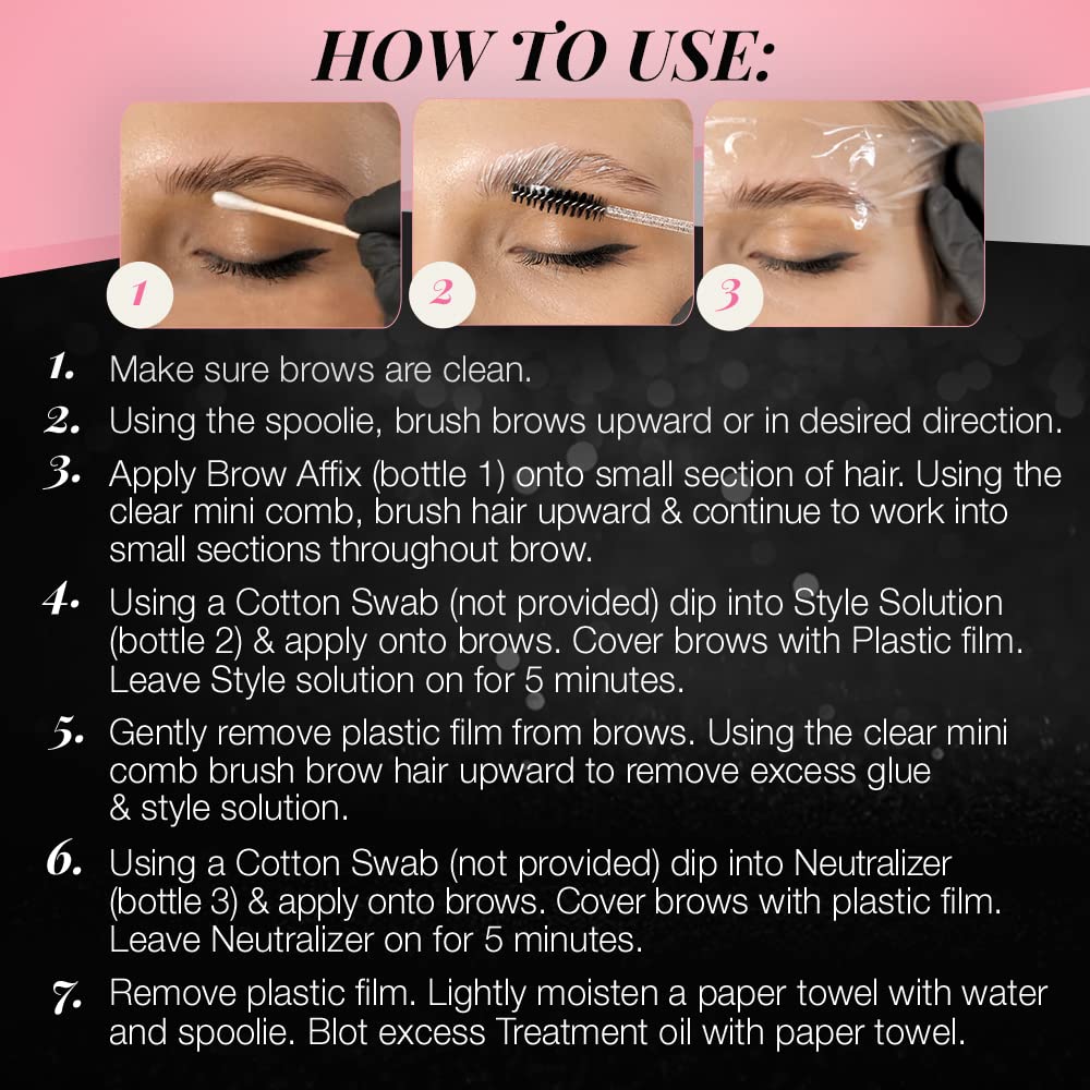 Ardell Brow Lamination Kit – Lift, Shape & Define Brows (Waterproof) 1-Pack