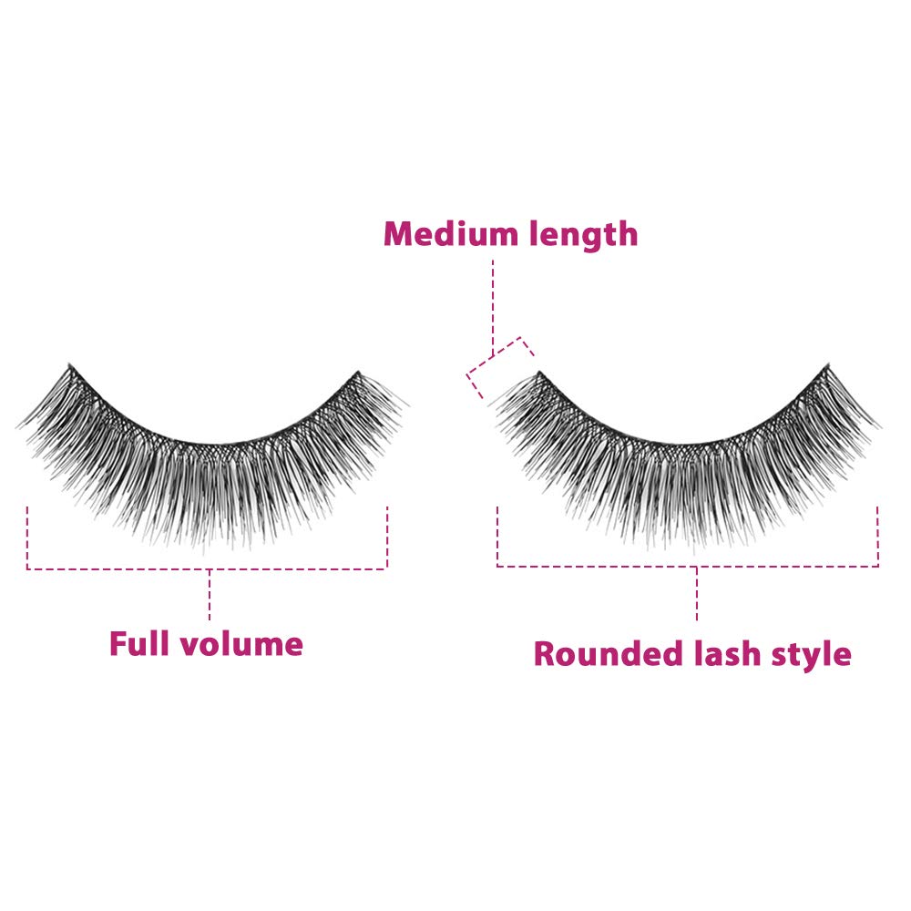 Ardell Double Up 208 Lashes – Black, Dramatic Volume, 4-Pack