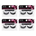 Ardell Double Up 208 Lashes – Black, Dramatic Volume, 4-Pack