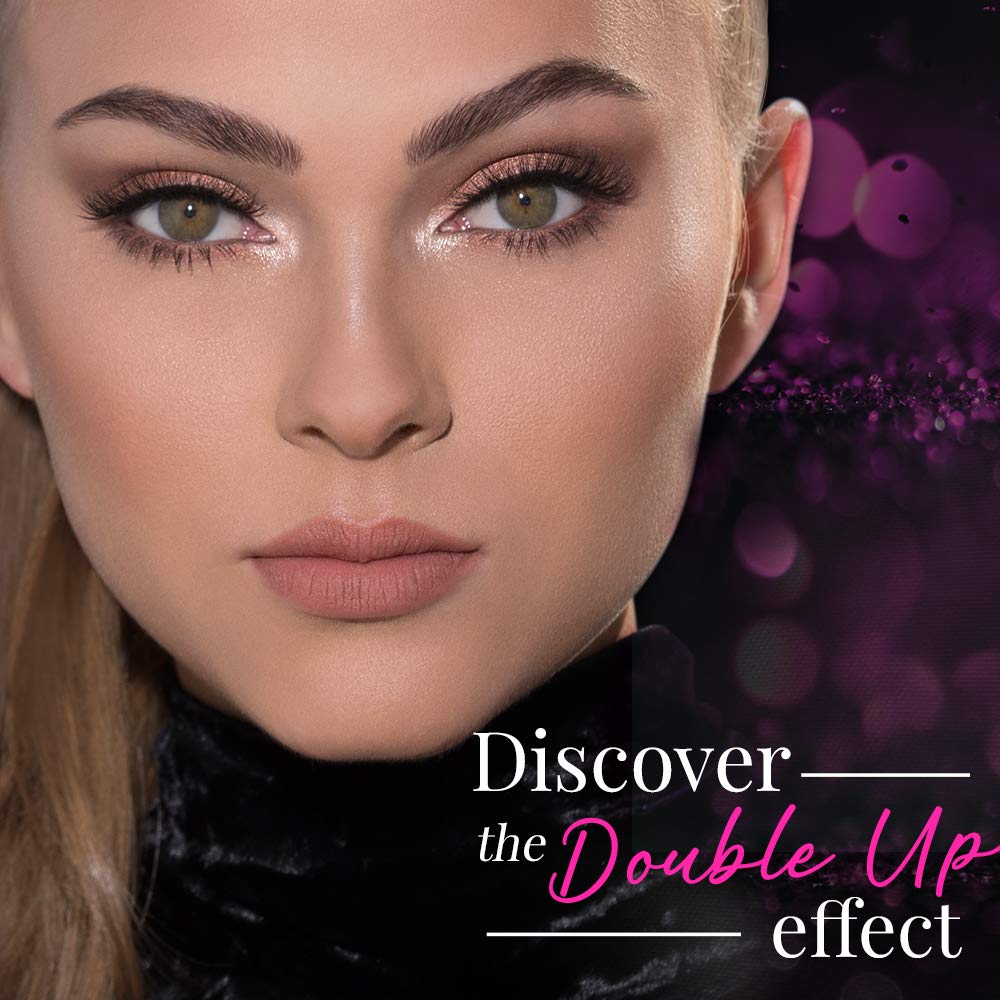 Ardell Double Up Short Black Lashes – Knot-Free Tapered Clusters (4 Pack)