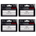 Ardell Faux Mink False Eyelashes, Individual Lashes Short Black – Natural Look, DIY Lash Clusters, 4 Pack