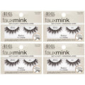 Ardell Faux Mink Lashes Wispies 824 – Fluttery Cat Eye Strips, 4 Pack