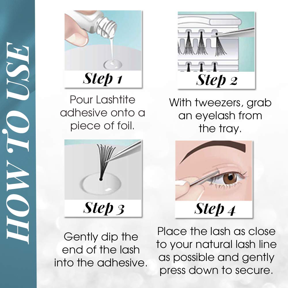 Ardell Medium Brown DIY Lash Clusters Kit - 4 Pack